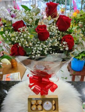Buque de 6 Rosas e Ferrero Rocher