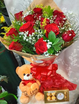 Buque 12 Rosas, Ursinho e Ferrero Rocher